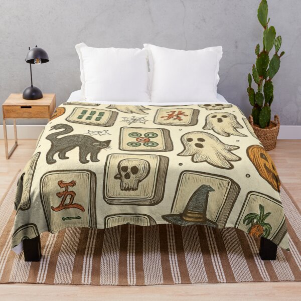 Item preview,  Halloween Mahjong Tile Pattern Design designed and sold by Best Pattern⭐⭐⭐⭐⭐.