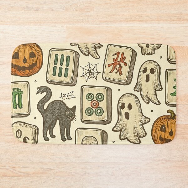 Item preview,  Halloween Mahjong Tile Pattern Design designed and sold by Best Pattern⭐⭐⭐⭐⭐.
