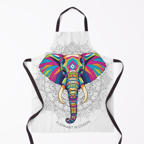 Item preview, Elephant Blossom — Vibrant Elephant Mandala Art designed and sold by Swaysurgeart.