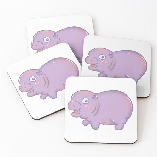 Item preview, Cute Kawaii Hippopotamus designed and sold by Bonita Faye.