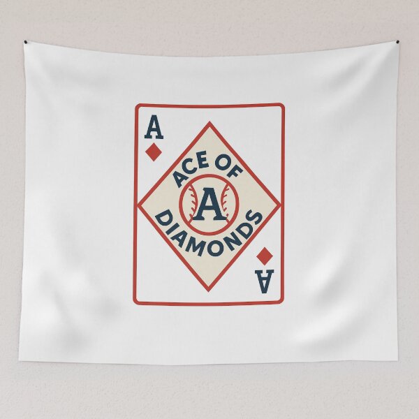Artikelvorschau, Karo-Ass – Baseball-Pitcher-Kartendesign entworfen und verkauft von BackstopAndCo.