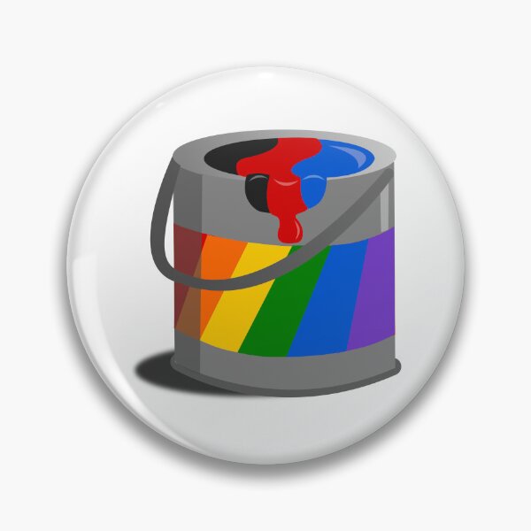 Item preview, Proud Paint Polyamory Flag in a Bucket designed and sold by HarveyHandcraftsandDesigns.