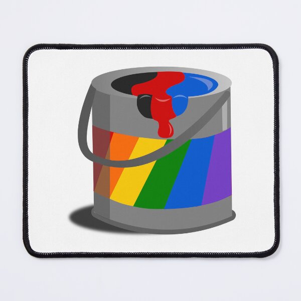 Item preview, Proud Paint Polyamory Flag in a Bucket designed and sold by HarveyHandcraftsandDesigns.