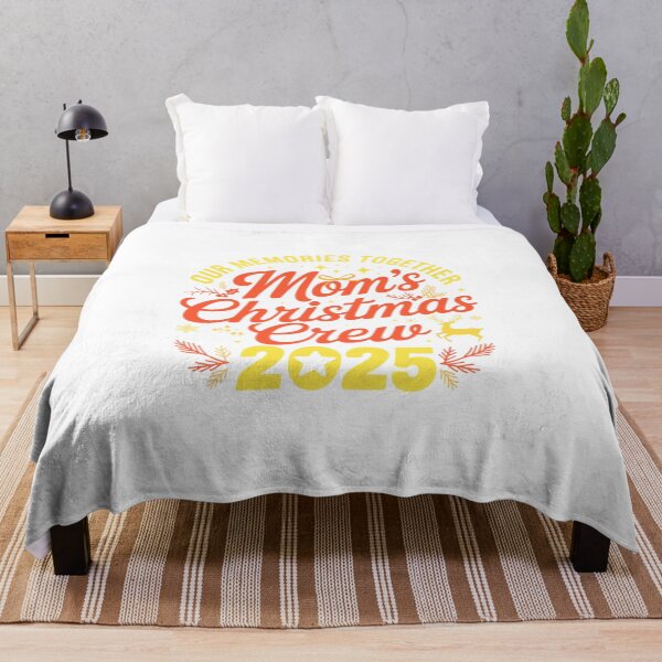 Item preview, Moms Christmas Crew 2025 Family Memories Festive Retro Style designed and sold by chattsuede.