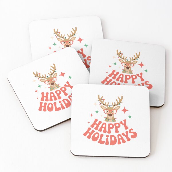Item preview, Retro Cartoon Reindeer Christmas Design with Groovy Nostalgic Vibe designed and sold by chattsuede.