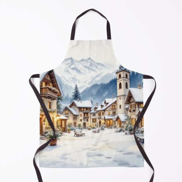 Item preview, Village under the snow (Alps) designed and sold by jefboutique6150.