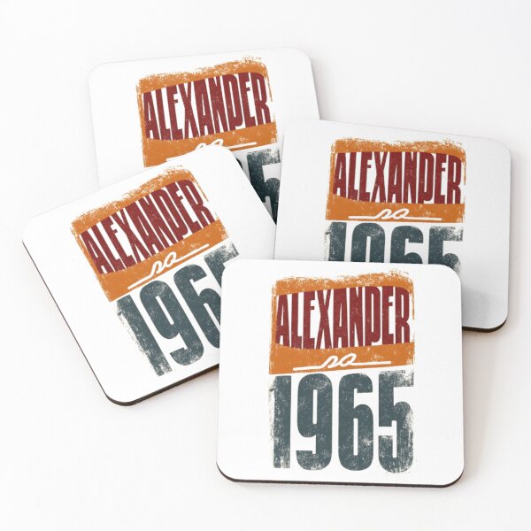 Item preview, Alexander 1965 Vintage Distressed Retro Name Design designed and sold by AlexLineArt.