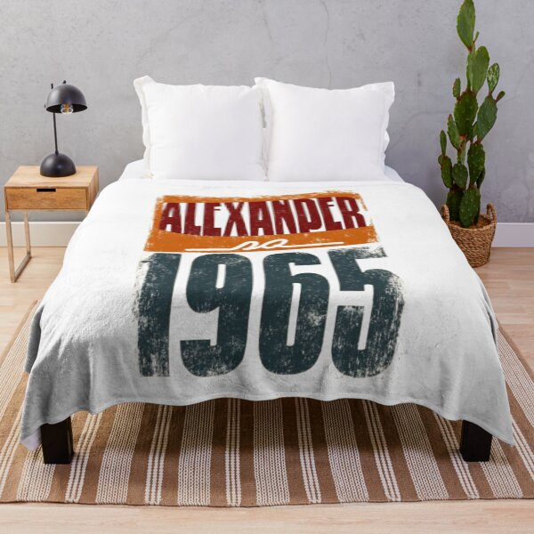 Item preview, Alexander 1965 Vintage Distressed Retro Name Design designed and sold by AlexLineArt.