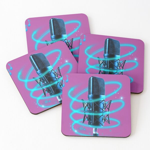Item preview, Music Instruments into Digital Art: Microphones Singers designed and sold by QuasarDigitalSurrealism.