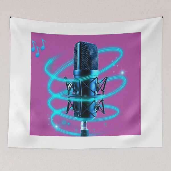 Item preview, Music Instruments into Digital Art: Microphones Singers designed and sold by QuasarDigitalSurrealism.