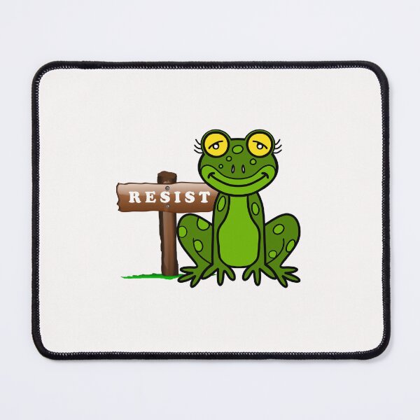 Item preview, Protest Frog Resist designed and sold by Sartoris Art.