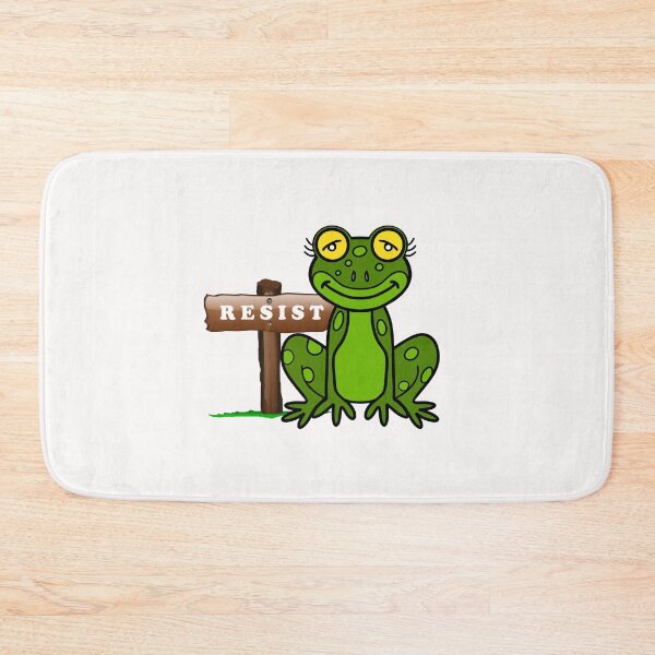 Item preview, Protest Frog Resist designed and sold by Sartoris Art.