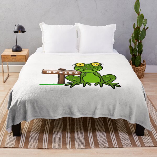 Item preview, Protest Frog Resist designed and sold by Sartoris Art.