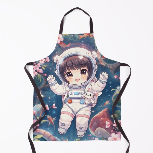 Item preview, Pastel Chibi Astro: Kawaii Floating Bunny Companion designed and sold by MoonlitDoodles1.