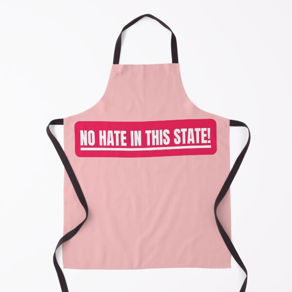 Item preview, No Hate in This State – Positive Message Bumper Sticker designed and sold by PIXEL POP DESIGNS - Beyond the Norm!.