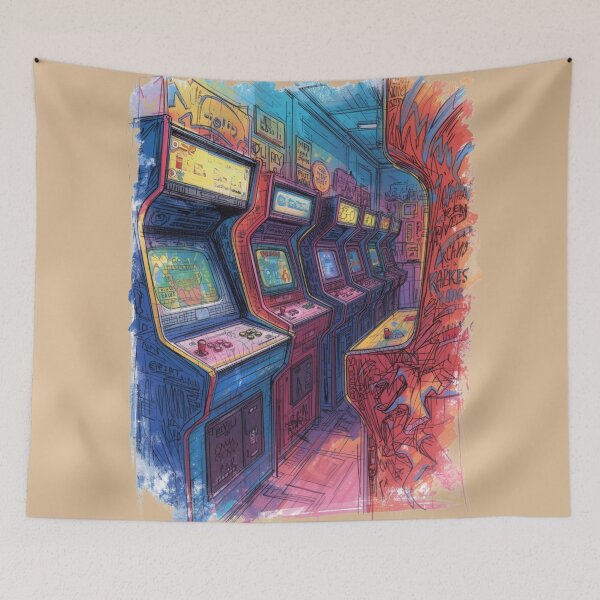 Item preview, Retro Arcade Vibes – Pixel Nostalgia designed and sold by Design_Your_Day.