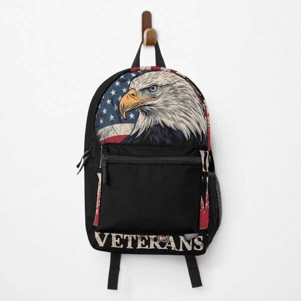 Item preview, "Patriotic Veterans Day Tee – American Eagle & Flag Tribute November2025" designed and sold by AmineDigitalPro.