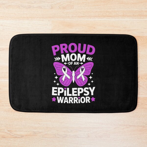 Item preview, Proud Mom of an Epilepsy Warrior - Purple Butterfly Awareness Design designed and sold by Gogetgiggles.