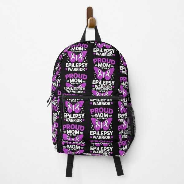 Item preview, Proud Mom of an Epilepsy Warrior - Purple Butterfly Awareness Design designed and sold by Gogetgiggles.