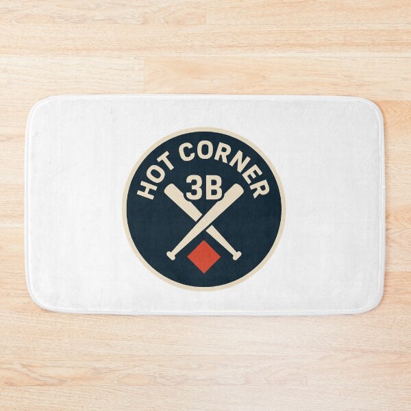 Item preview, Hot Corner – 3B Baseball Badge Design designed and sold by BackstopAndCo.