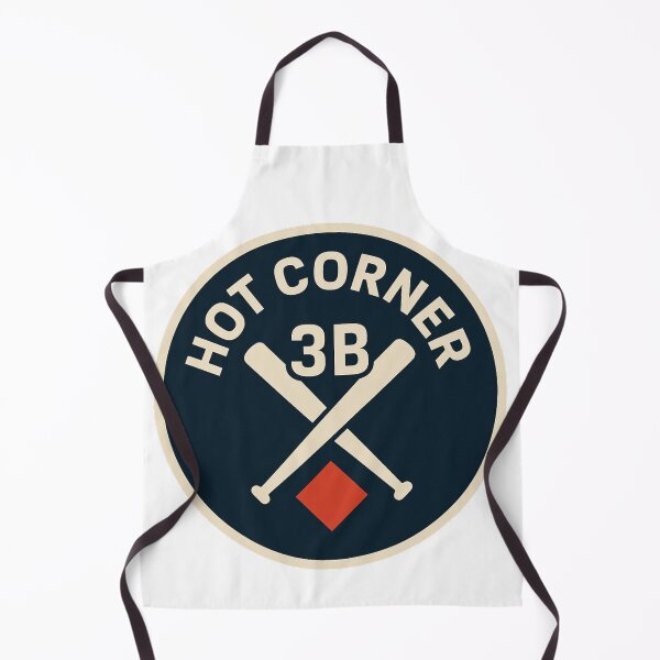 Item preview, Hot Corner – 3B Baseball Badge Design designed and sold by BackstopAndCo.
