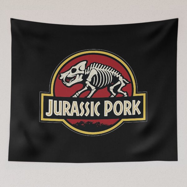 Item preview, Jurassic Pork – BBQ Fossil Fuel Edition designed and sold by BrokenBunnie.