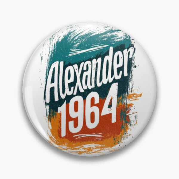 Item preview, Alexander 1964 Vintage Distressed Retro Name Design designed and sold by AlexLineArt.