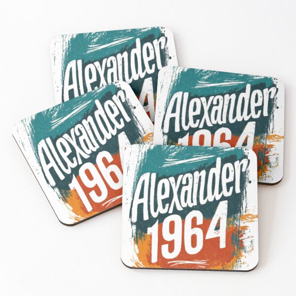 Item preview, Alexander 1964 Vintage Distressed Retro Name Design designed and sold by AlexLineArt.