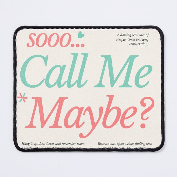 Item preview, Call Me Maybe Poster – Retro Telephone Art Print | Vintage Aesthetic Wall Decor designed and sold by mariamariasells.