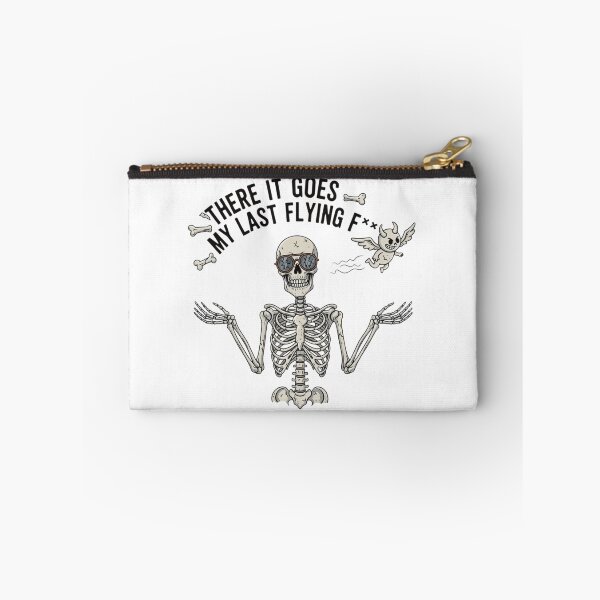 Item preview, There It Goes My Last Flying F* - Skeleton Shrug Funny Sarcasm** designed and sold by VandalMuse.