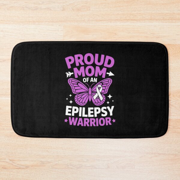 Item preview, Proud Mom of an Epilepsy Warrior - Purple Butterfly Awareness Design designed and sold by Gogetgiggles.