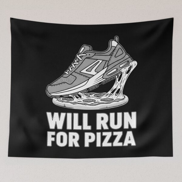 Item preview, Runner Running Funny Will Run For Pizza Lover Runners designed and sold by GrandeDuc.