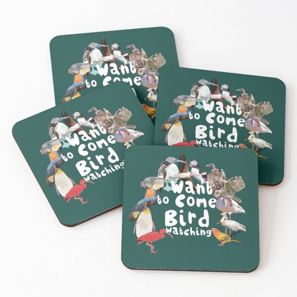 Item preview, B is for Bird Watching, Want to Come Bird Watching With Me | Funny Bird Lover & Birdwatching Design designed and sold by PrettylittlepastelUk.