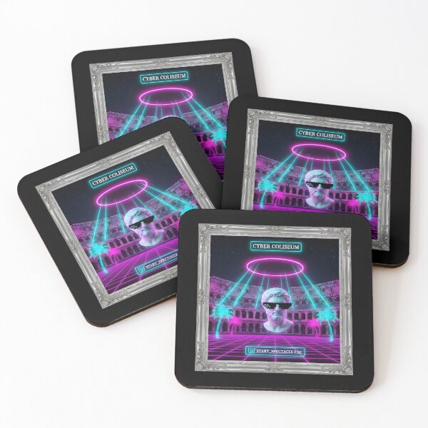 Item preview, Cyber Coliseum: Start Spectacle Vaporwave Roman Ruin designed and sold by DailyVibesMerch.