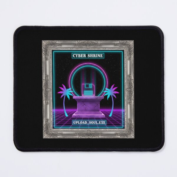Item preview, Cyber Shrine: Upload Soul EXE Floppy Disk Vaporwave Altar designed and sold by DailyVibesMerch.