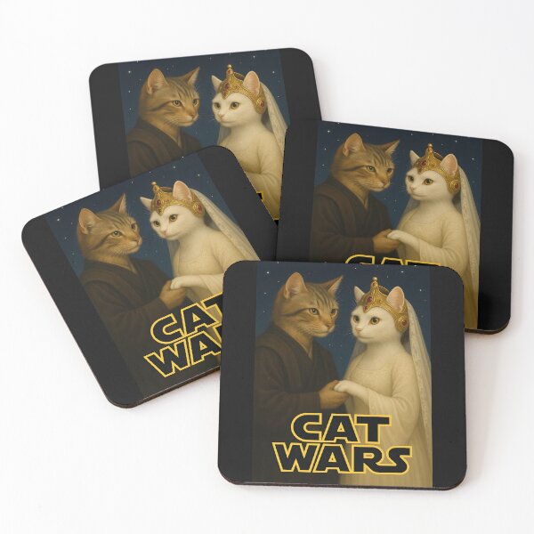 Item preview, Cat Wars Wedding designed and sold by Dragon Space.