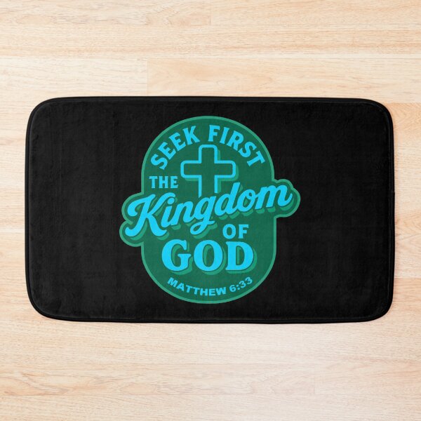 Item preview, Matthew 6:33 Seek First The Kingdom Of God designed and sold by plushism.
