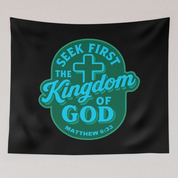Item preview, Matthew 6:33 Seek First The Kingdom Of God designed and sold by plushism.