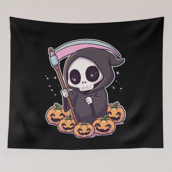 Item preview, I'm cute, not scary! Adorable little skeleton, sweet Halloween! Wonderful gift for everyone designed and sold by YvkafromPoland.