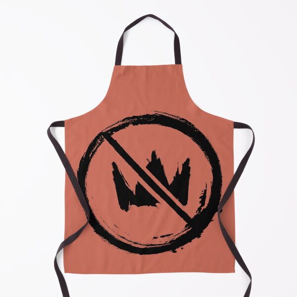 Item preview, No Kings in America Icon - Simple and minimal free hand drawn like icon with brush strokes or chalk | carved Black designed and sold by ZechJohnRB.