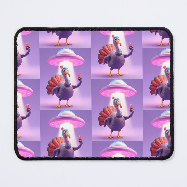 Item preview, Alien Turkey UFO Selfie designed and sold by Tom-Apex-Art.