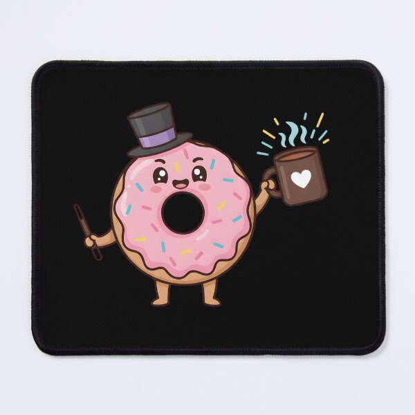 Item preview, Magic Donut & Coffee Vibes tee design designed and sold by MofazStyle.