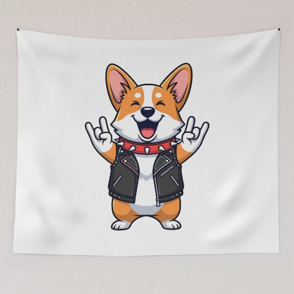Item preview, Rock Star Corgi designed and sold by ML-Media.