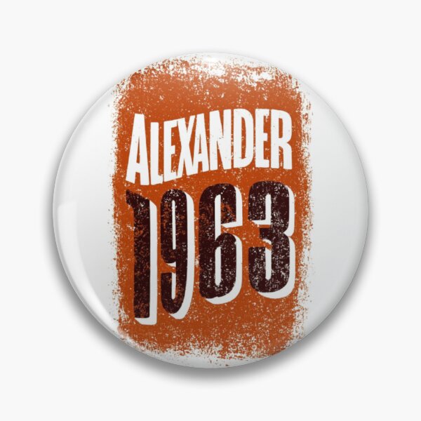 Item preview, Alexander 1963 Vintage Distressed Retro Name Design designed and sold by AlexLineArt.