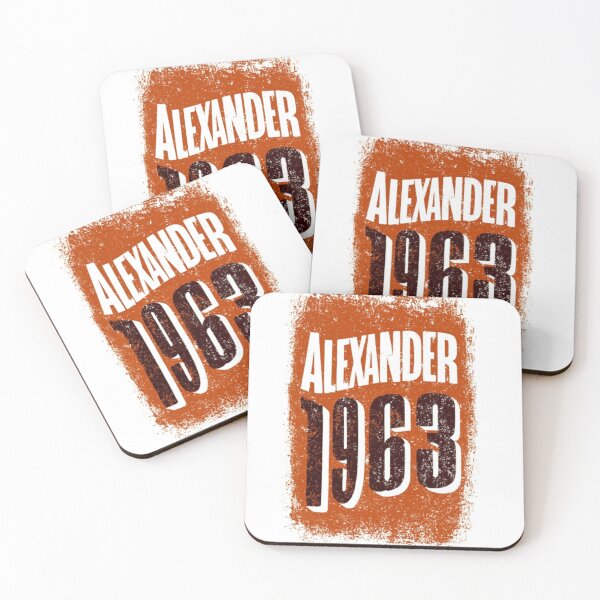 Item preview, Alexander 1963 Vintage Distressed Retro Name Design designed and sold by AlexLineArt.