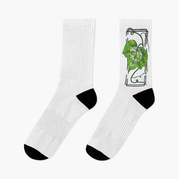 Item preview, Nature Devours Its Beauty — Renaissance Gothic Socks designed and sold by OOctopusStore.