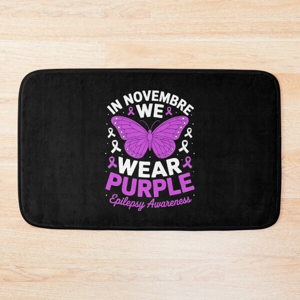 Item preview, In November We Wear Purple Epilepsy Awareness Butterfly Design designed and sold by Gogetgiggles.