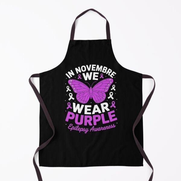Item preview, In November We Wear Purple Epilepsy Awareness Butterfly Design designed and sold by Gogetgiggles.