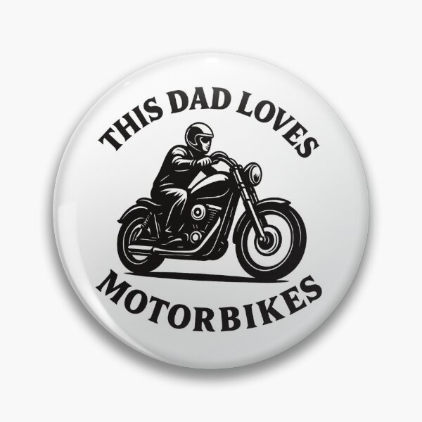 Item preview, This Dad Loves Motorbikes – Biker Dad Gift Design designed and sold by Pokah79.
