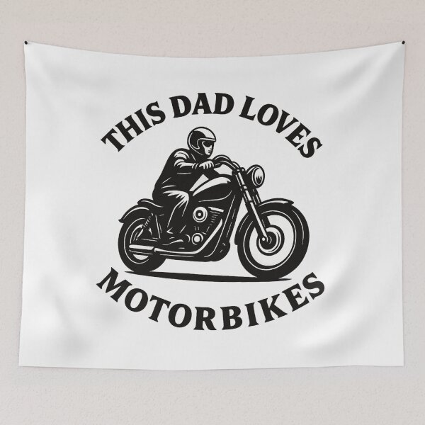 Item preview, This Dad Loves Motorbikes – Biker Dad Gift Design designed and sold by Pokah79.